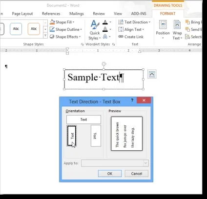 Як змінити напрямок тексту в word 2013 (змінити напрямок тексту) Як змінити напрямок тексту в word 2013