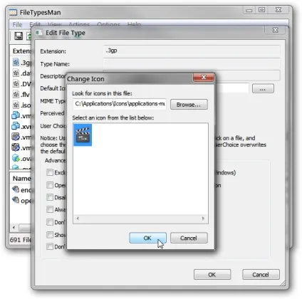 Як змінити іконки асоційованих файлів в windows 7 (змінити) Як змінити іконки асоційованих файлів в windows 7
