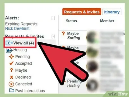 Як користуватися менеджером запитів на сайті couchsurfing (запитів) Як користуватися менеджером запитів на сайті couchsurfing