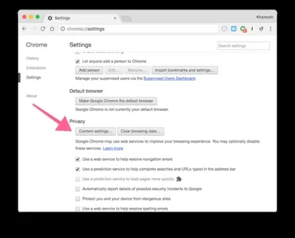 Як відключити докучливі «push» повідомлення від веб-сайтів в safari і chrome (chrome) Як відключити докучливі «push» повідомлення від веб-сайтів в safari і chrome