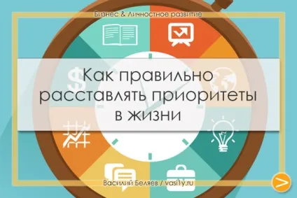 Як правильно розставляти пріоритети в житті