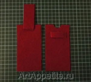 Як зробити чохол для телефону з фетру (чохол для телефону) Як зробити чохол для телефону з фетру