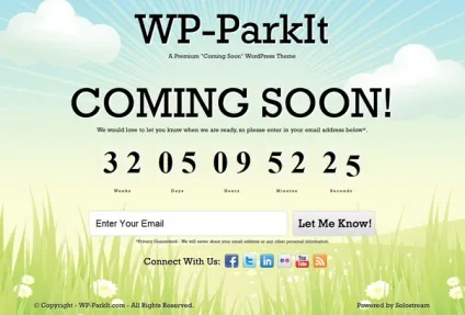 Як створити сторінку - coming soon - напередодні запуску wordpress сайту (уроки) Як створити сторінку - coming soon - напередодні запуску wordpress сайту