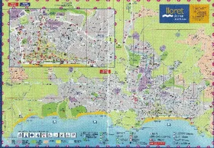 Карти узбережжя, міст і курортів коста-брава детальна карта - Льорет-де-Мар, тосса-де-Мар, (узбережжя) Карти узбережжя, міст і курортів коста-брава детальна карта - Льорет-де-Мар, тосса-де-Мар,