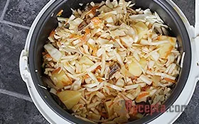 Картопля, тушкована з капустою і грибами в мультиварці - покроковий фото рецепт приготування (рецепт) Картопля, тушкована з капустою і грибами в мультиварці - покроковий фото рецепт приготування