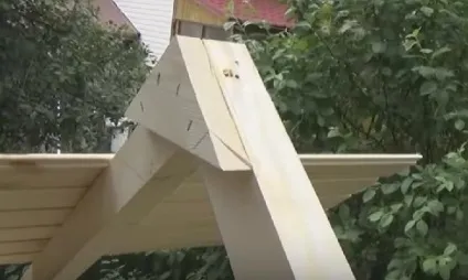 Козирок над входом з дерева фото (фото) Козирок над входом з дерева фото