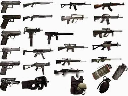 Коротко про зброю в грі counter-strike 1 (грі) Коротко про зброю в грі counter-strike 1