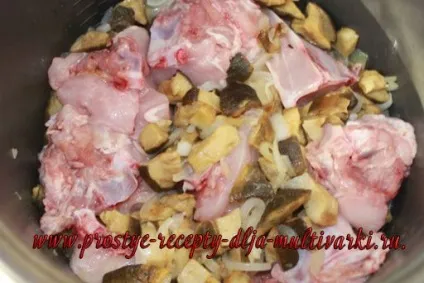 Курка з картоплею та грибами в мультиварці 1 (картоплею) Курка з картоплею та грибами в мультиварці 1