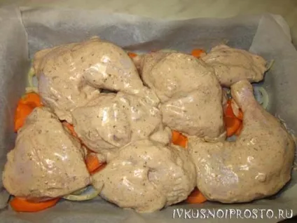 Курка з помідорами в духовці - покроковий рецепт з фото, і смачно і просто (смачна курка) Курка з помідорами в духовці - покроковий рецепт з фото, і смачно і просто