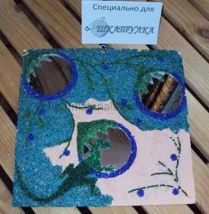 Майстер клас картинки з бісеру з дзеркальцем, шкатулка (бісер в картинах) Майстер клас картинки з бісеру з дзеркальцем, шкатулка