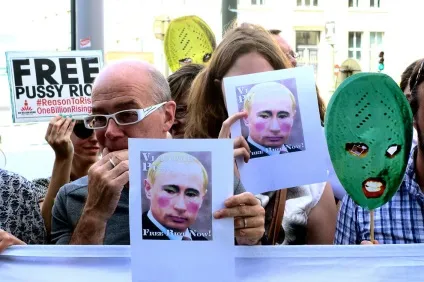 Міжнародна акція на підтримку pussy riot, фото новини