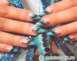 Нарощування на коротких нігтях (моделювання нігтів) Нарощування на коротких нігтях