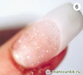 Нарощування на коротких нігтях (висоту першої зони) Нарощування на коротких нігтях