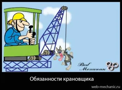 Обов'язки кранівника машиніста крана, веб-механік (безпечне проведення робіт кранами) Обов'язки кранівника машиніста крана, веб-механік