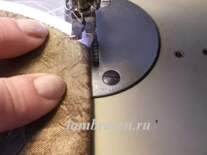 Обробка косою Бейко внутрішніх і зовнішніх кутів вироби, штори, ламбрекени, домашній текстиль