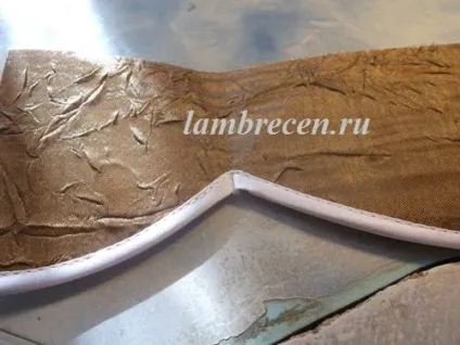 Обробка косою Бейко внутрішніх і зовнішніх кутів вироби, штори, ламбрекени, домашній текстиль