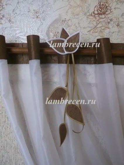 Обробка косою Бейко внутрішніх і зовнішніх кутів вироби, штори, ламбрекени, домашній текстиль
