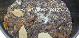 Овочі запечені шарами в мультиварці
