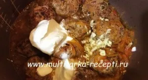 Овочі запечені шарами в мультиварці