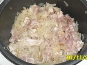 Овочі запечені шарами в мультиварці