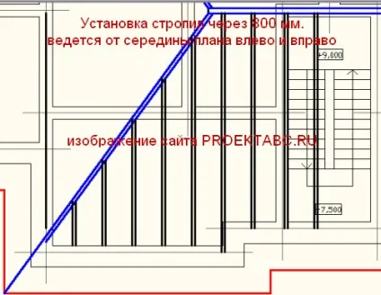 План покрівлі і крокв проекту будинку - розрахунок і креслення (покрівлі) План покрівлі і крокв проекту будинку - розрахунок і креслення