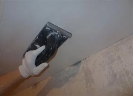 Підготовка стелі під фарбування, інструкції на фото і відео (підготовка) Підготовка стелі під фарбування, інструкції на фото і відео