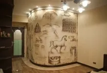 Передпокої з малюнками фото чим прикрасити стіни в коридорі, оформлення і розпис, оновлення старої (коридорі) Передпокої з малюнками фото чим прикрасити стіни в коридорі, оформлення і розпис, оновлення старої