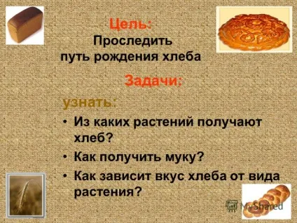 Презентація на тему як народжується хліб автори антонов дмитрий, хораськін дмитрий, учні 2 класу ( «Порівняння смак різних) Презентація на тему як народжується хліб автори антонов дмитрий, хораськін дмитрий, учні 2 класу
