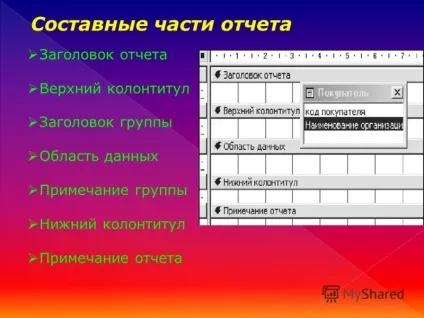 Презентація на тему звіт-це об'єкт бази даних, який призначений для виведення інформації з баз
