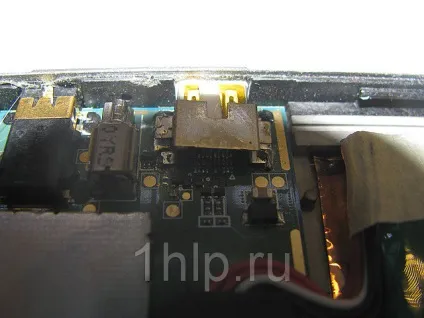 Розбирання планшетного комп'ютера viewsonic viewpad7 і ремонт гнізда usb (розібрати планшет) Розбирання планшетного комп'ютера viewsonic viewpad7 і ремонт гнізда usb