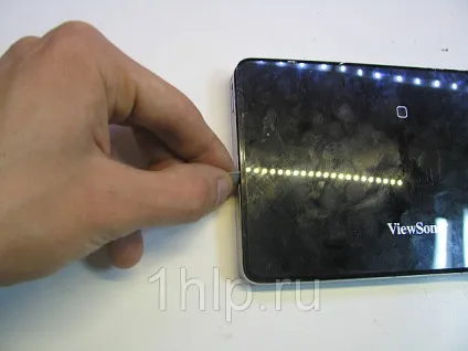 Розбирання планшетного комп'ютера viewsonic viewpad7 і ремонт гнізда usb (гнізда) Розбирання планшетного комп'ютера viewsonic viewpad7 і ремонт гнізда usb
