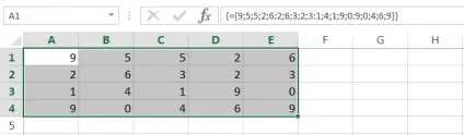 Редагування формул масиву в excel (редагування) Редагування формул масиву в excel