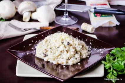 Різотто з грибами - покроковий рецепт з фото