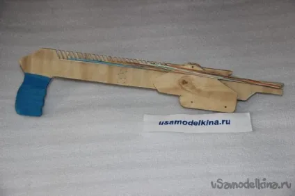 Резінкострел у вигляді дробовика своїми руками (вигляді) Резінкострел у вигляді дробовика своїми руками