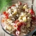 Салат - казка - з куркою, рецепт (куркою крабовими паличками) Салат - казка - з куркою, рецепт