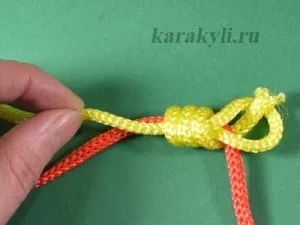 Скользящий вузол для прикрас, каракулі