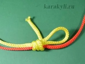 Скользящий вузол для прикрас, каракулі