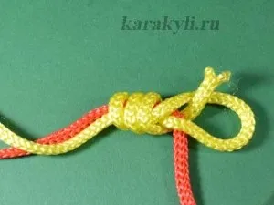 Скользящий вузол для прикрас, каракулі