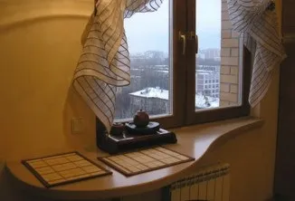 Стільниця підвіконня в кімнаті і на кухні (підвіконня зі стільницею) Стільниця підвіконня в кімнаті і на кухні