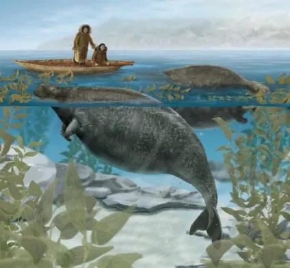Морська корова - зниклий вид загону сирен (стеллерова) Морська корова - зниклий вид загону сирен