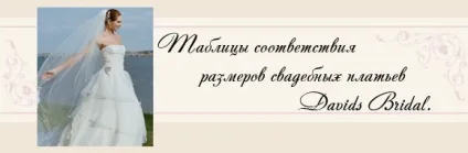 Таблиці відповідності розмірів (розмірів) Таблиці відповідності розмірів