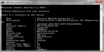 Управління мережами wifi з командного рядка windows 7 (командної) Управління мережами wifi з командного рядка windows 7
