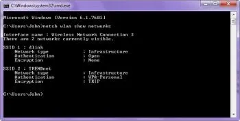Управління мережами wifi з командного рядка windows 7 (мережами) Управління мережами wifi з командного рядка windows 7