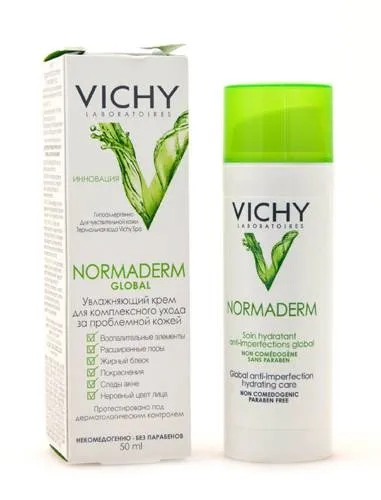 Зволожуючий догляд за проблемною шкірою від vichy normaderm global - відгуки про косметику (шкірою) Зволожуючий догляд за проблемною шкірою від vichy normaderm global - відгуки про косметику