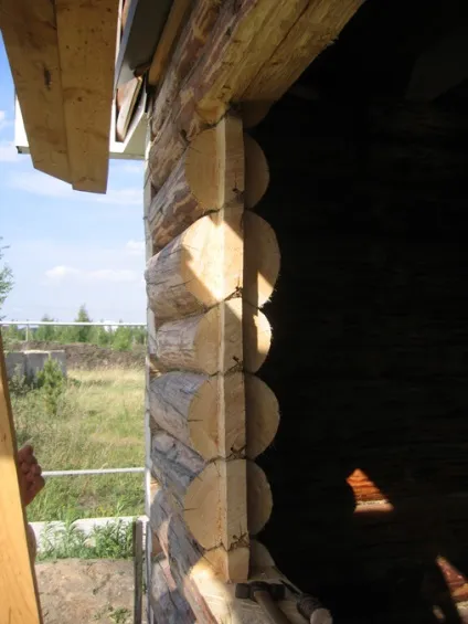 Встановлюємо пластикове вікно в зрубі (котедж) Встановлюємо пластикове вікно в зрубі