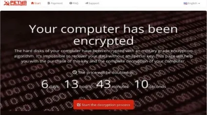 Вірус-вимагач petya як захиститися або видалити (захиститися) Вірус-вимагач petya як захиститися або видалити