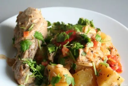 Печеня по домашньому з куркою - покроковий рецепт з фото на (покрокові рецепти) Печеня по домашньому з куркою - покроковий рецепт з фото на