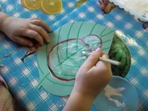 Аплікації з крупи