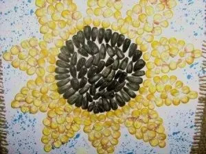 Аплікації з крупи