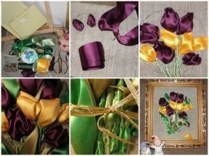 Аплікації з тканини